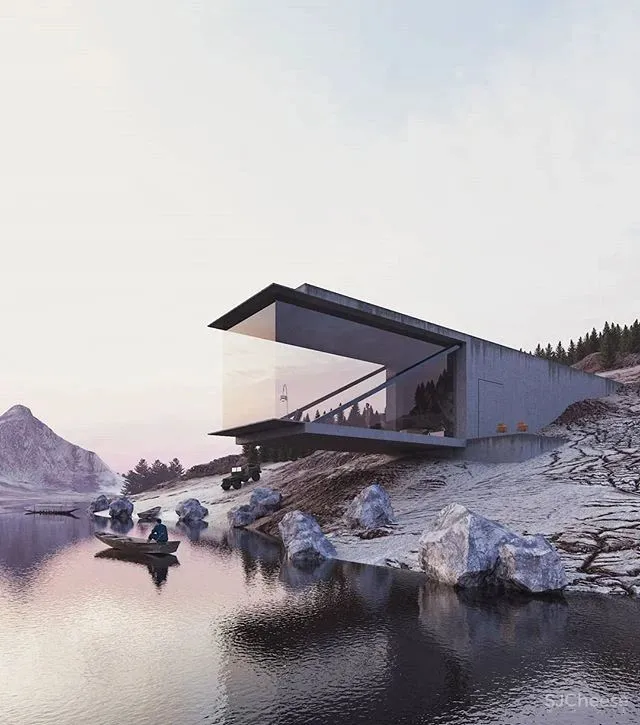 黑色别墅,如此好看!