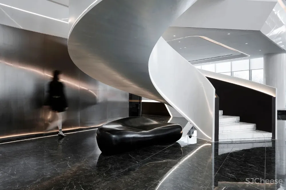 天鼓设计:线条的韵律,极简空间的秩序美学