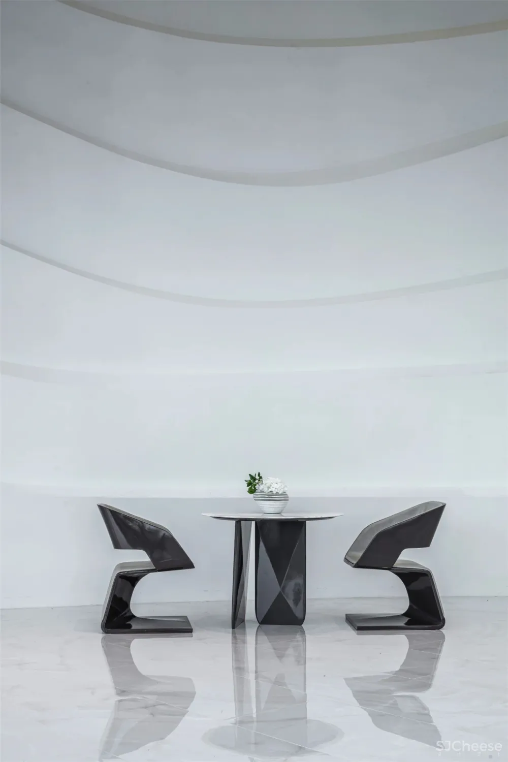 达观设计：纯净极简，行云流水间勾勒空间大美！