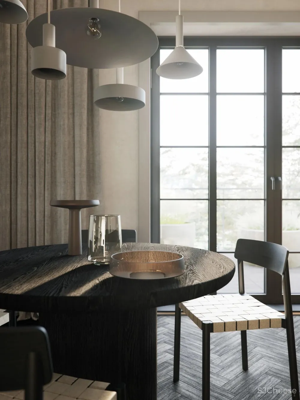 170㎡ 现代公寓,家具这么选格调就有了