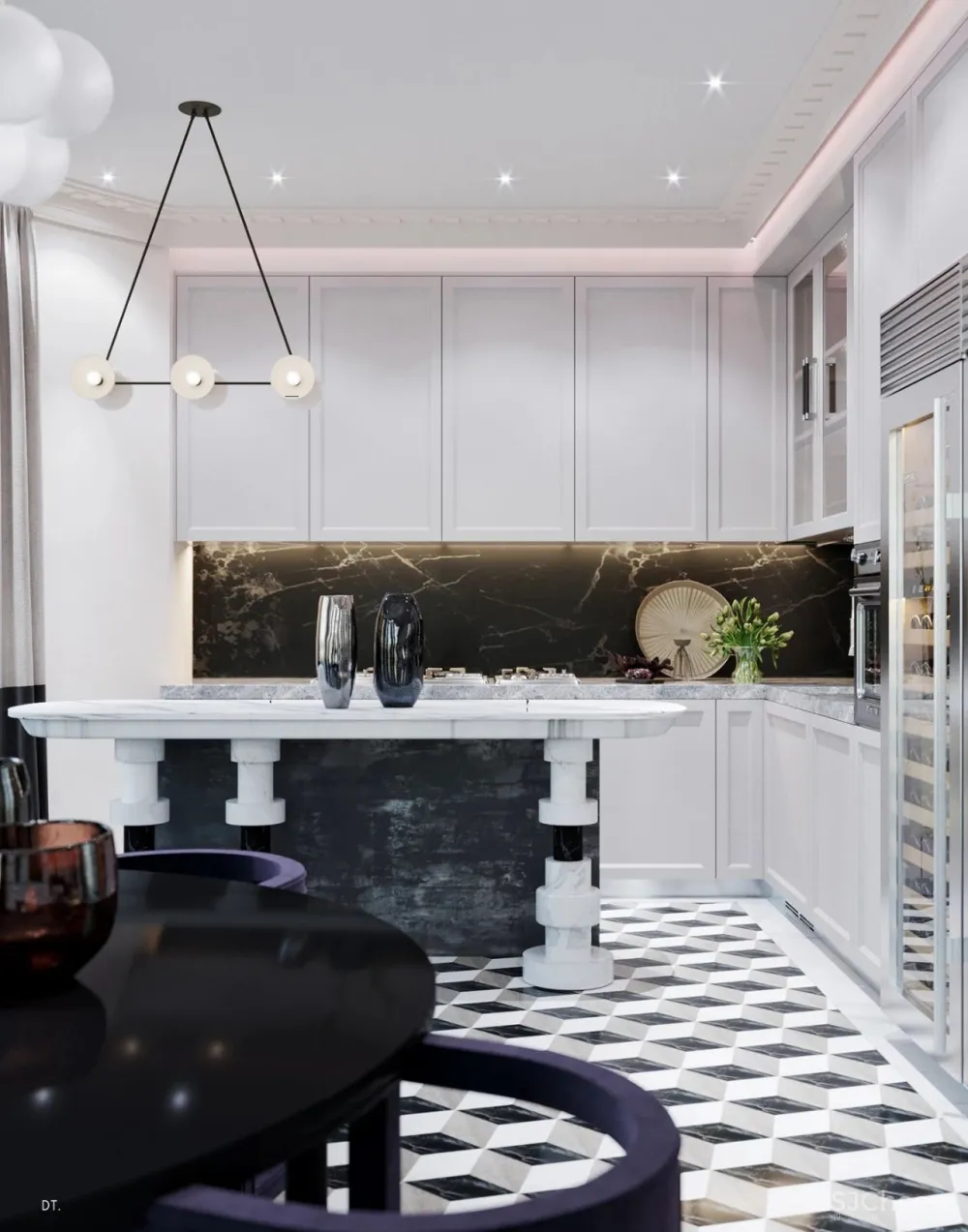 轻奢之美 丨一个空间,两个方案