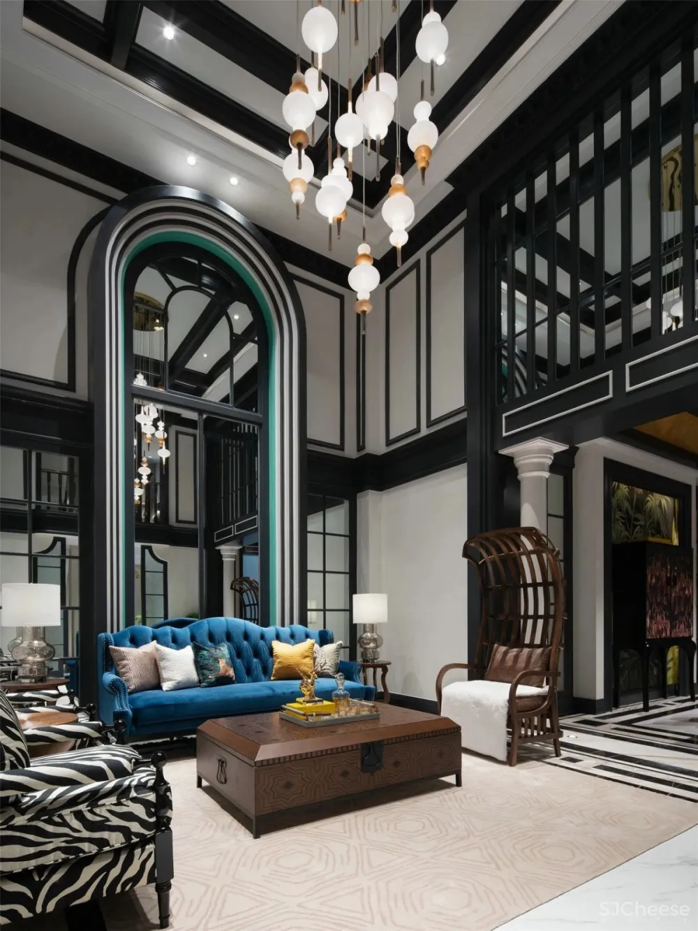 288㎡混搭风轻奢住宅 品辰设计