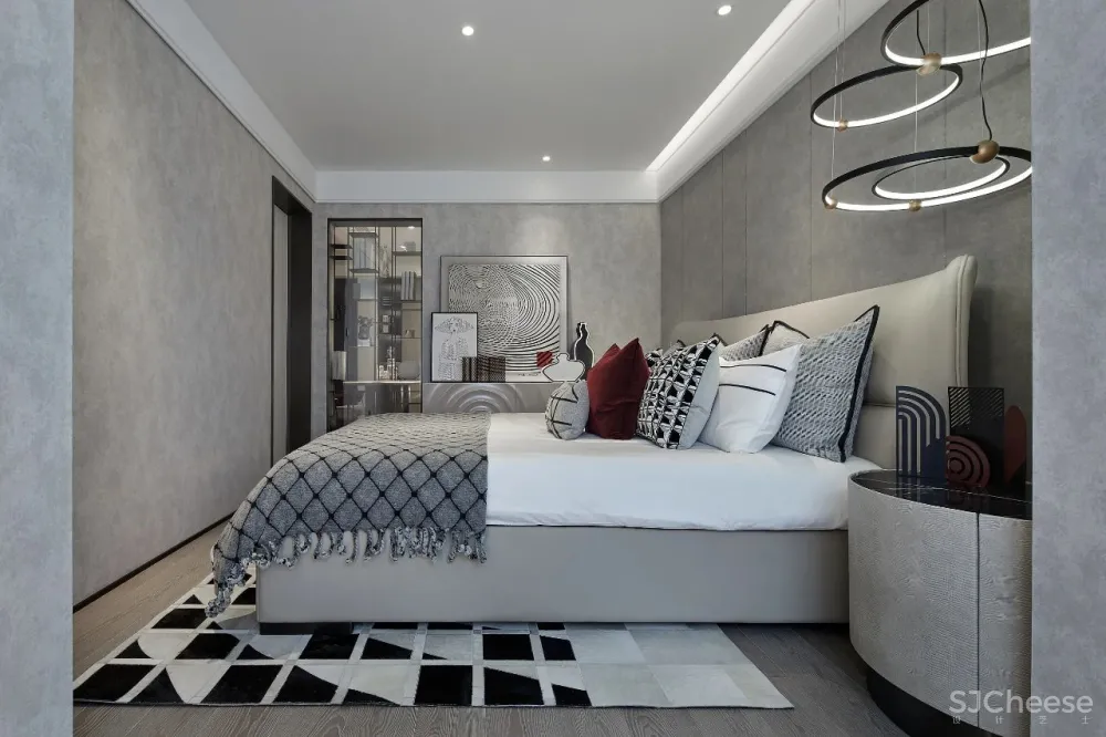 色彩与材质的艺术,现代摩登气息的一方天地 忱意设计