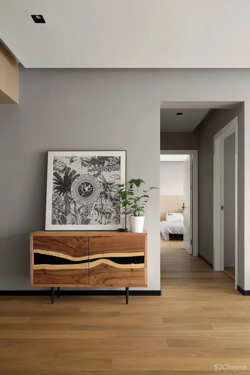 二胎之家的76㎡两居室,客厅竟看上去空无一物,简约舒适、收纳超多……