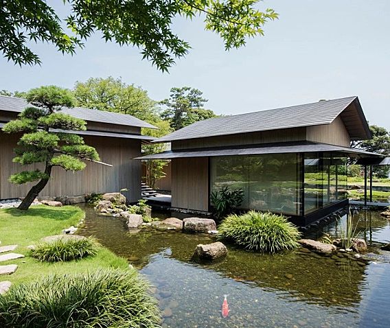 占地5300㎡的东京别墅—宁静舒意的“水樱桃房子” 隈研吾