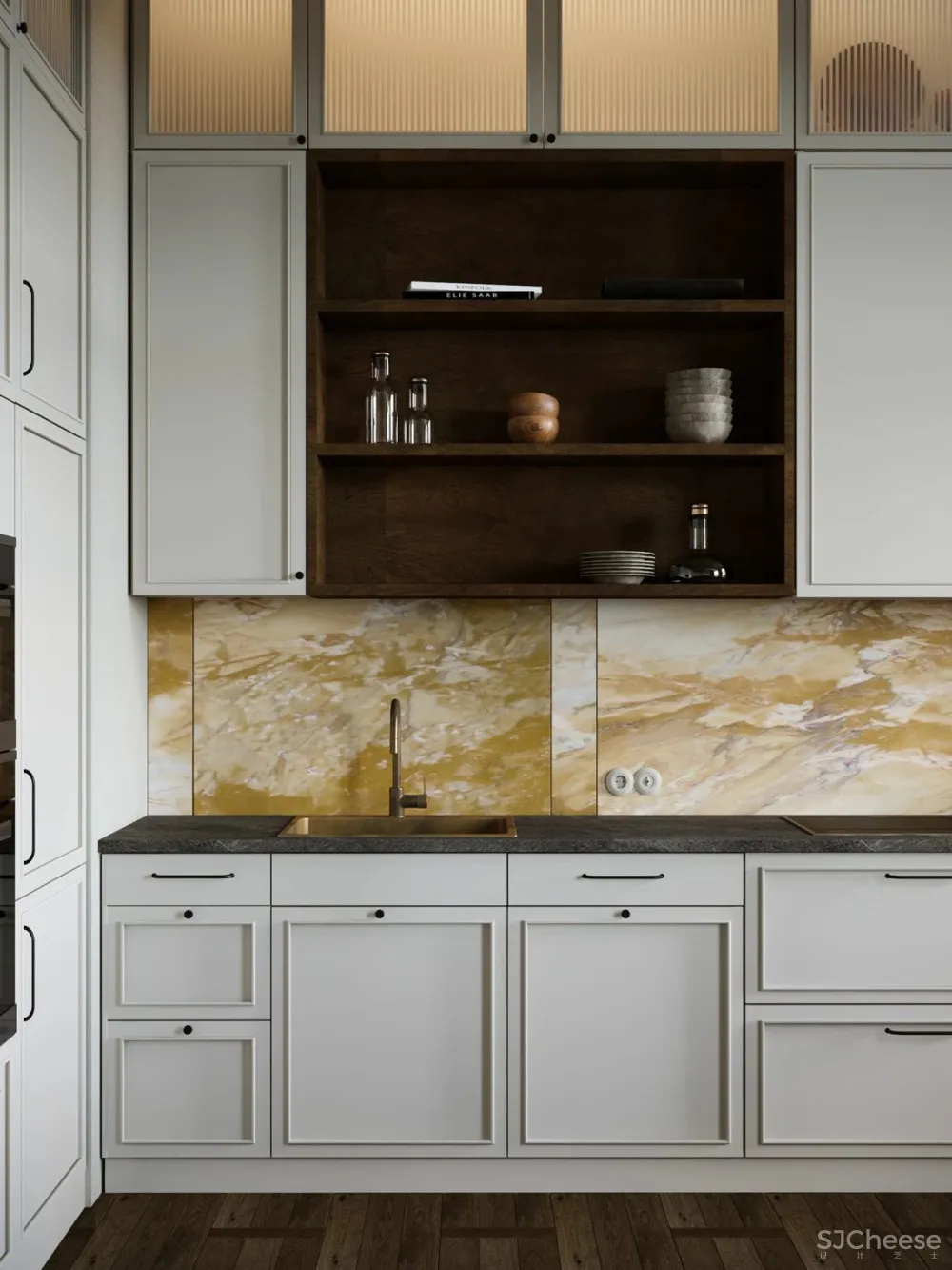 复古轻奢风,诗意般的美宅!