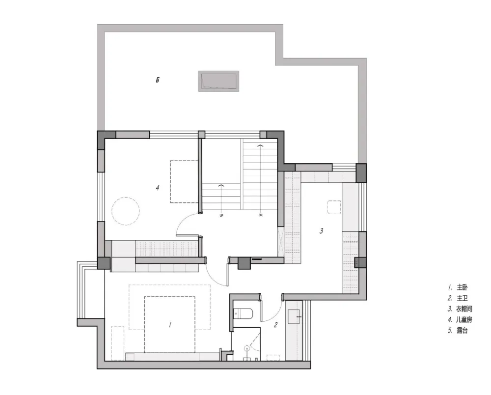 裸墙搭配天然石皮,打造绝美复式空间 云行设计