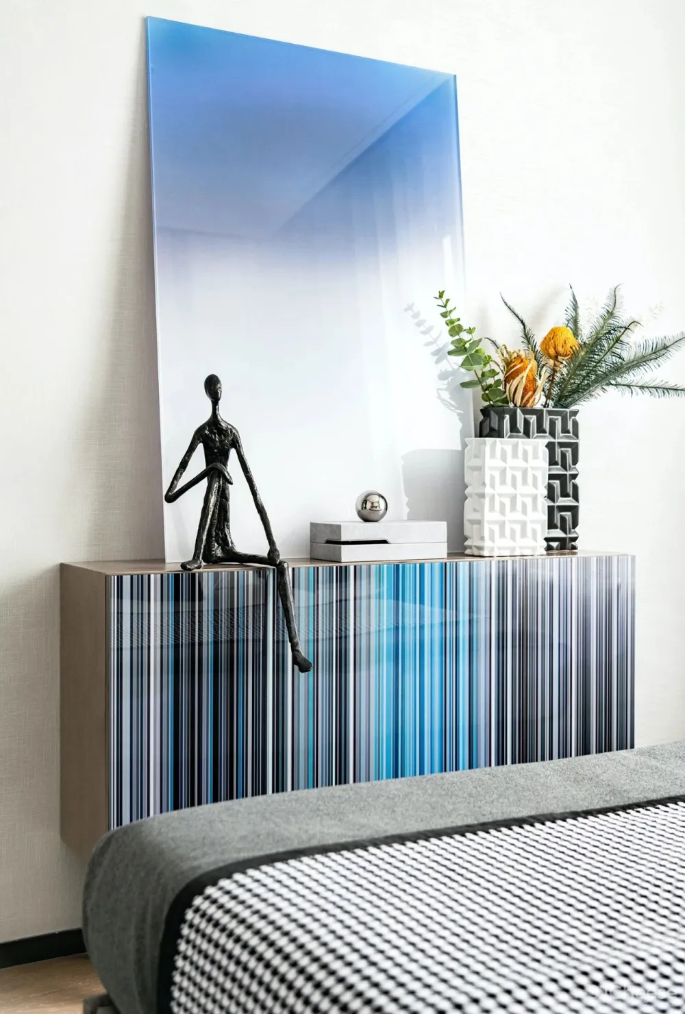 SHD山禾设计|泰安泰岳国风 以经典蓝缔造永恒的家