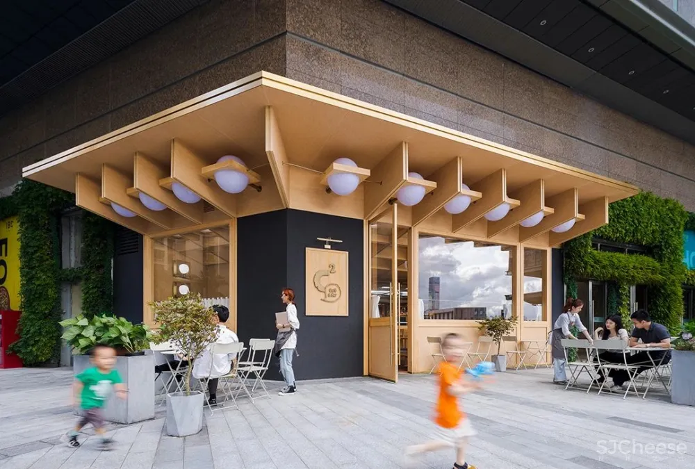 万社设计 飘浮在空中的廊桥