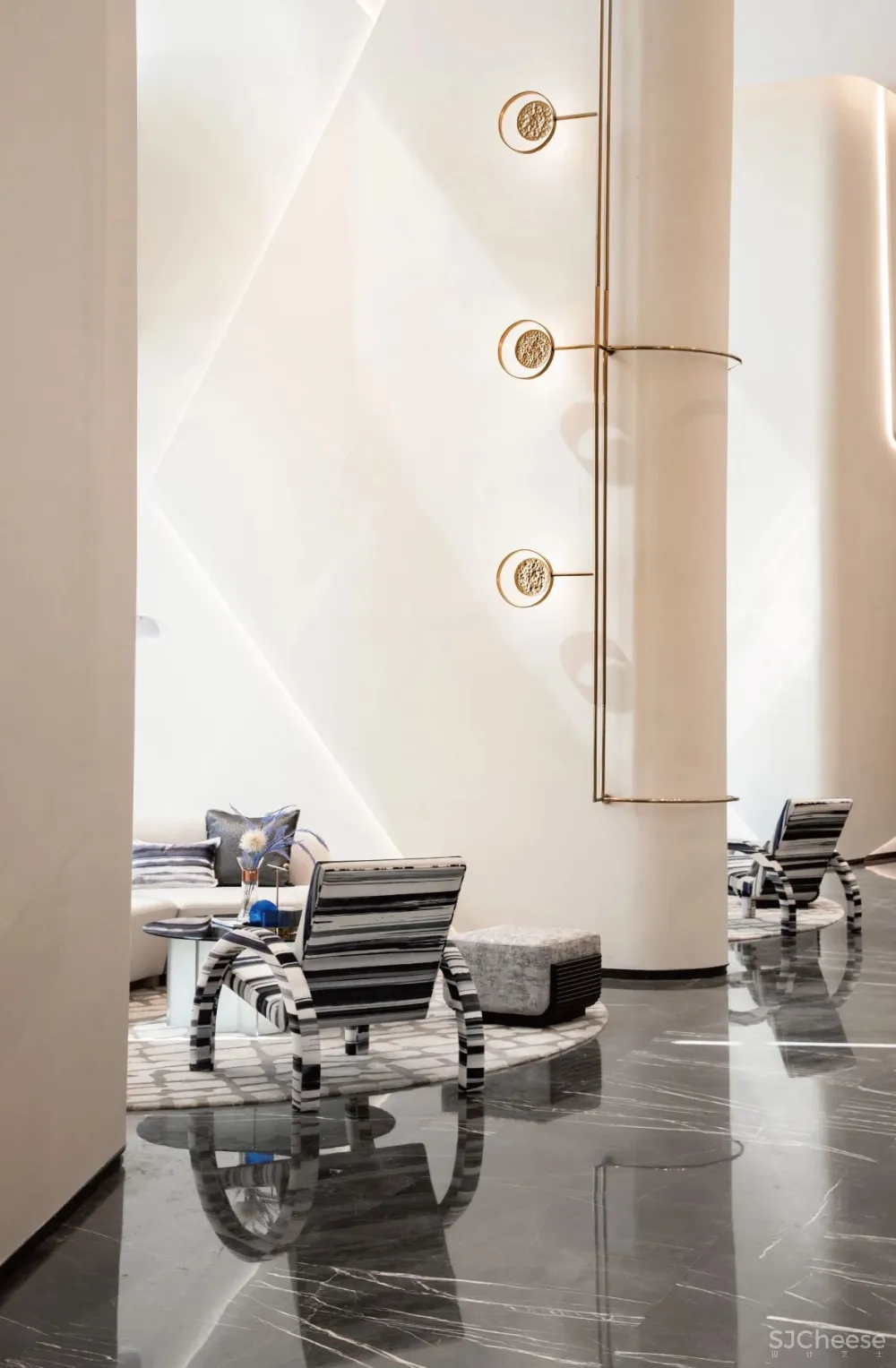 以时辰为名，镌刻常州牡丹蓝光·晶曜售楼处｜C.H.Y泽钦设计