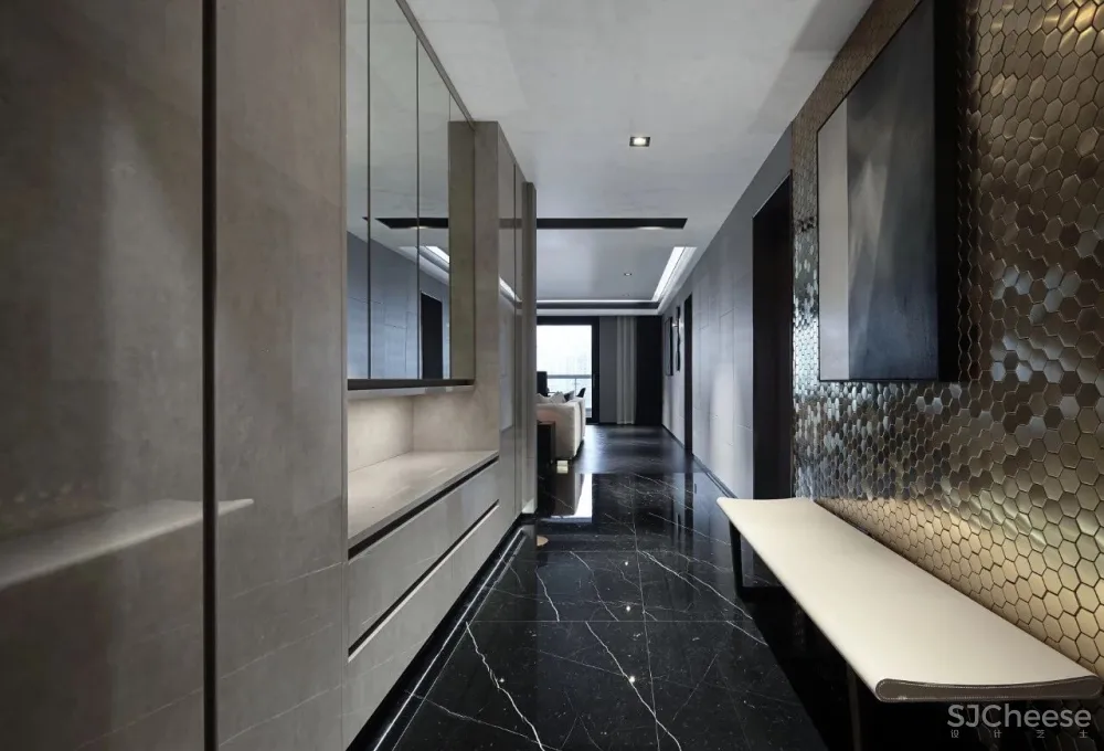 轻奢雅灰美宅:转了半个地球的沪上业主直言,好的地方还是家