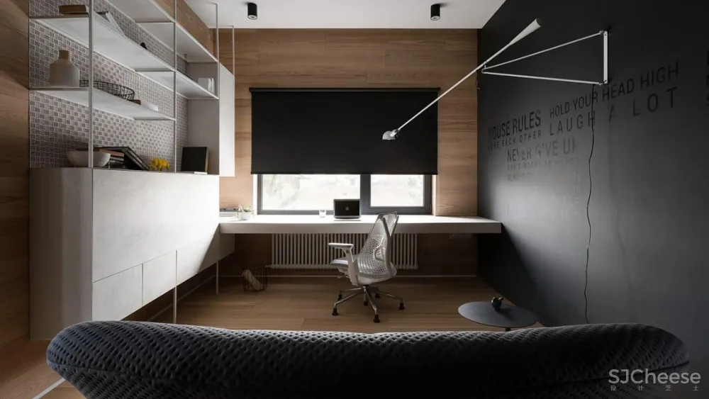 310㎡水泥灰 原木,质朴舒适!