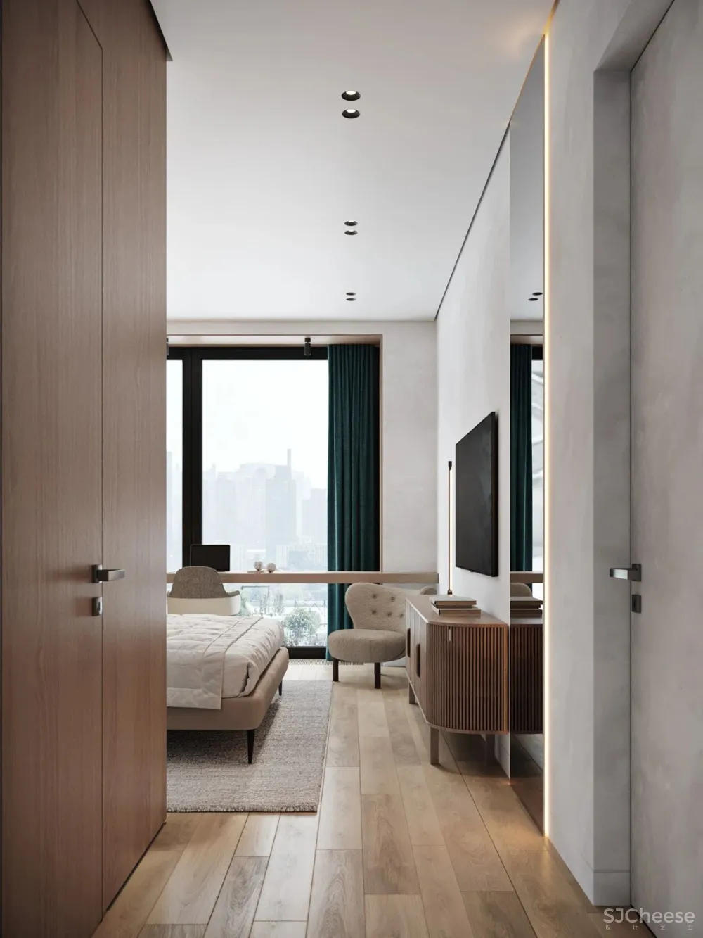 88㎡现代素雅,简单的,更有范!