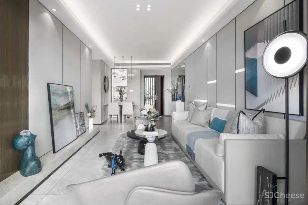 57㎡现代简约,温馨优雅的质感,让小户型也档次自然