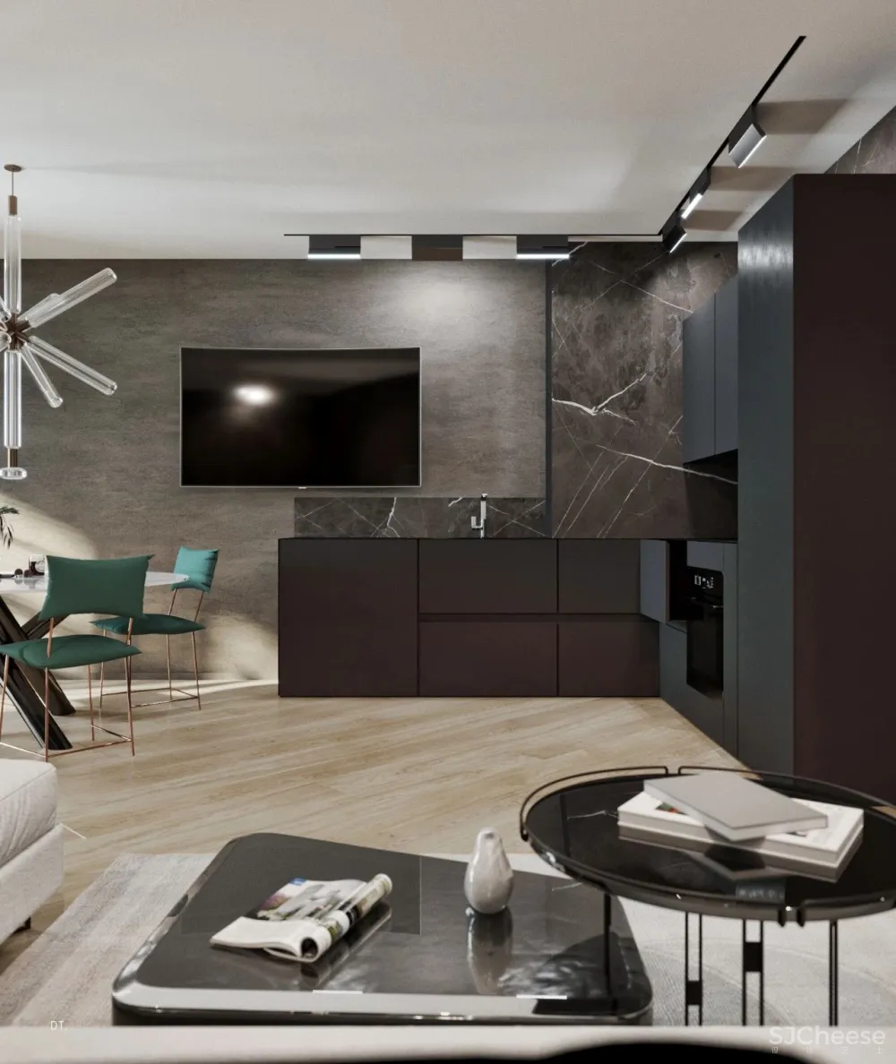 轻奢之美 丨一个空间,两个方案