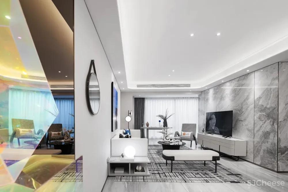 AOD设计·新作 现代轻奢样板间,要的就是这个范儿