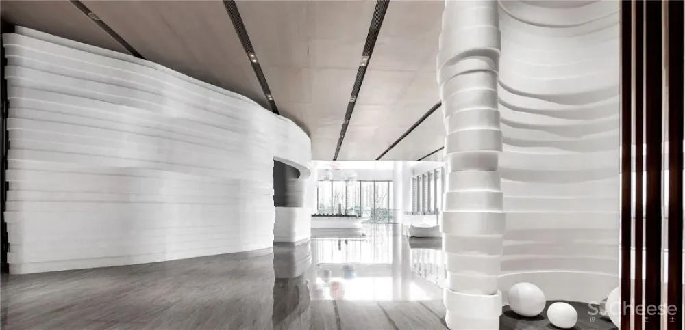 和谐韵律演绎售楼空间刚性之美 |EH DESIGN 易和