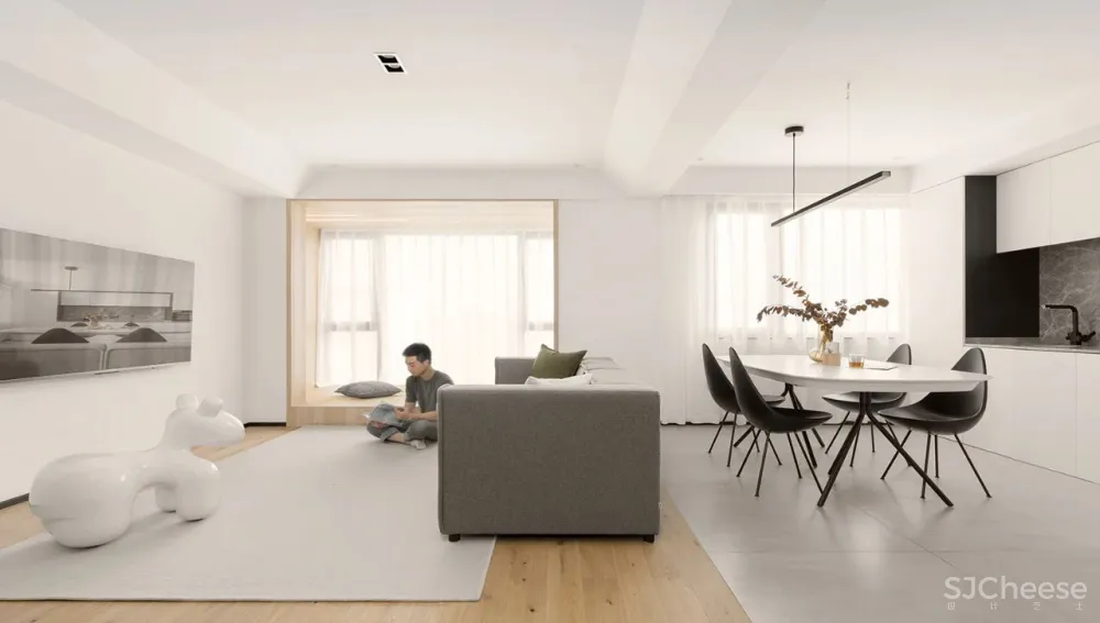 现代金属质感,营造自然人居美学 鸿鹄设计