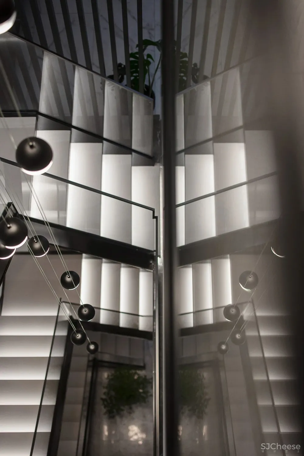 互动社交厅 大尺度起居套间,减压治愈的家 赫设计