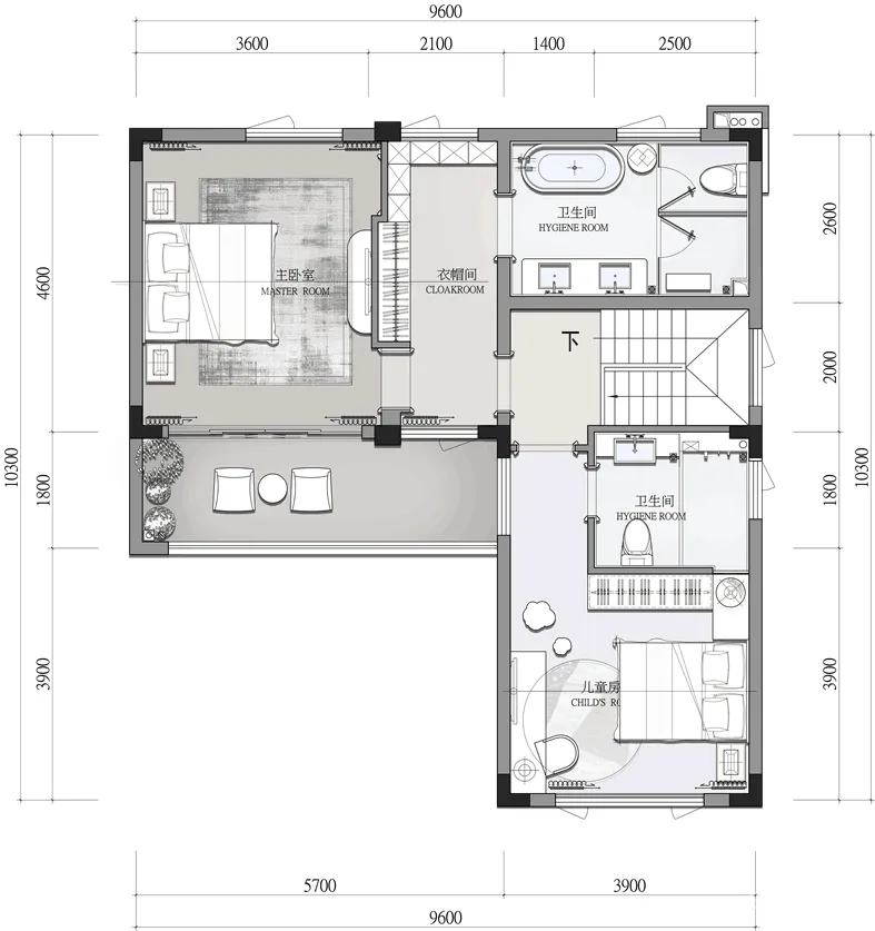 288㎡混搭风轻奢住宅 品辰设计