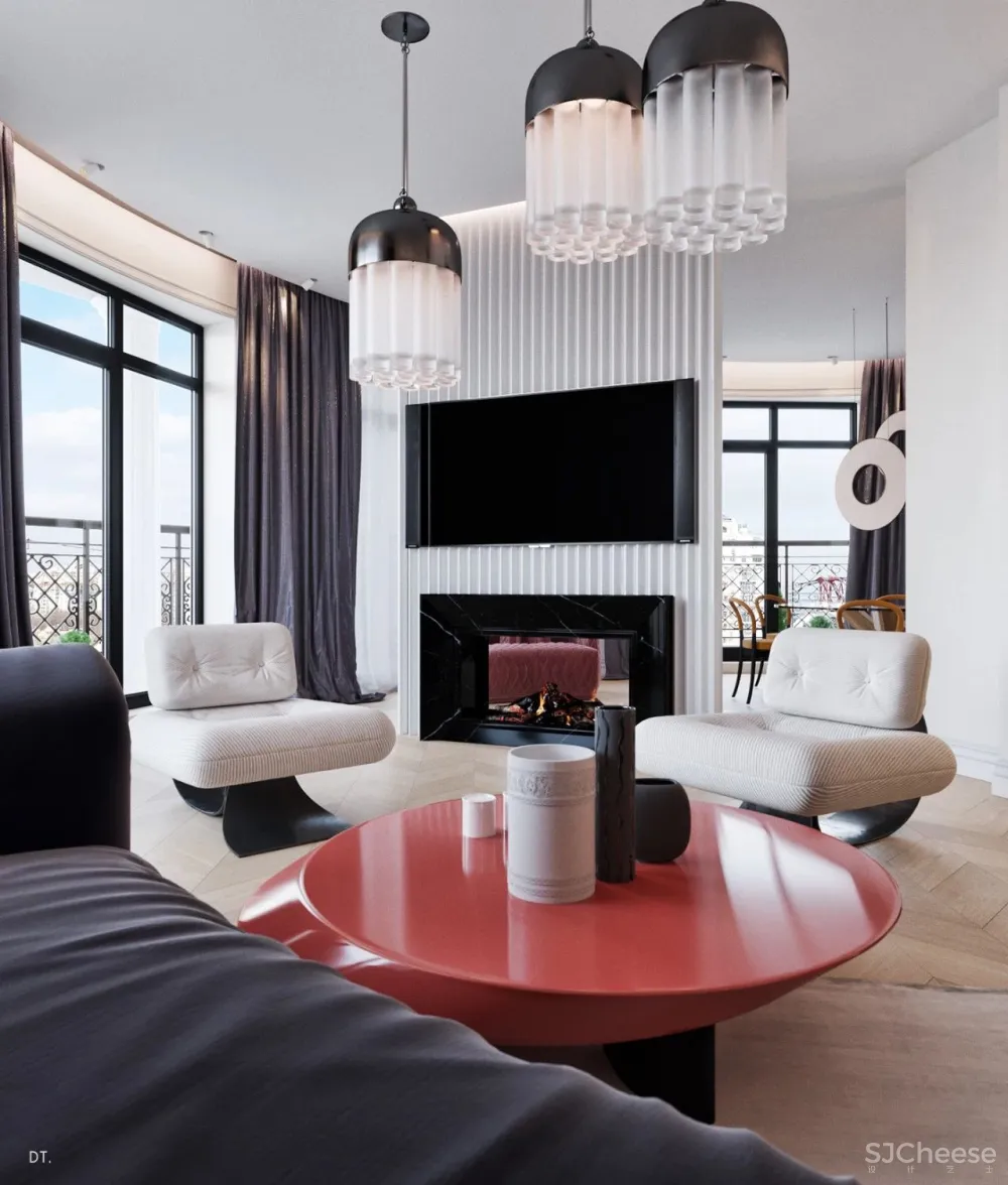 轻奢之美 丨一个空间,两个方案