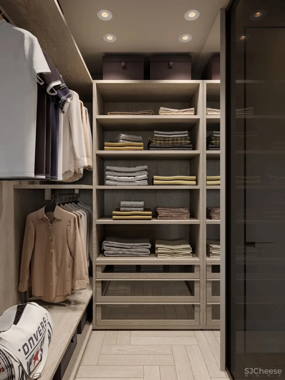 灰白色 原木,宁静简练的舒适感!