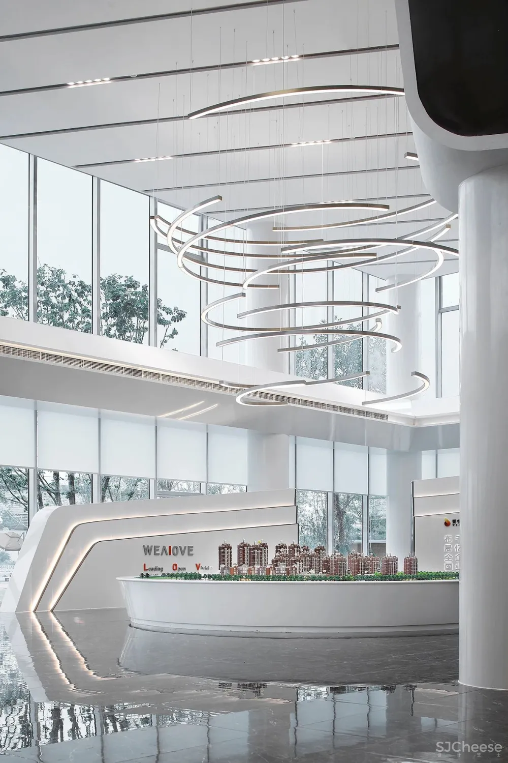 天鼓设计:线条的韵律,极简空间的秩序美学