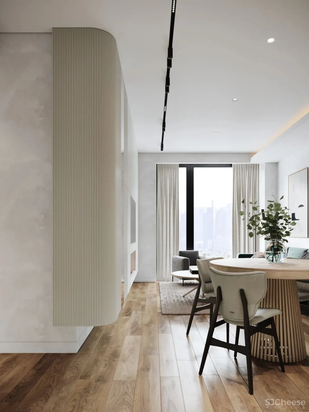 88㎡现代素雅,简单的,更有范!