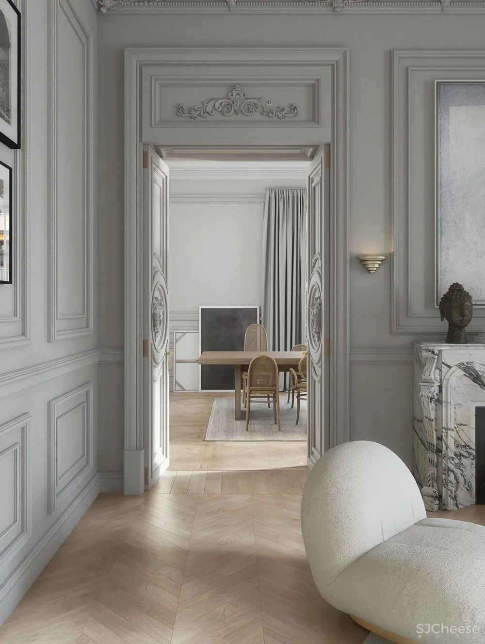 华而不奢当代艺术糅合欧式经典