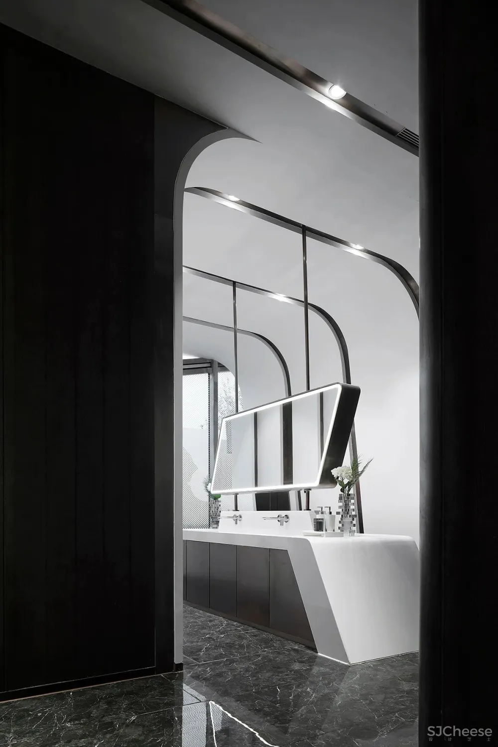 天鼓设计:线条的韵律,极简空间的秩序美学