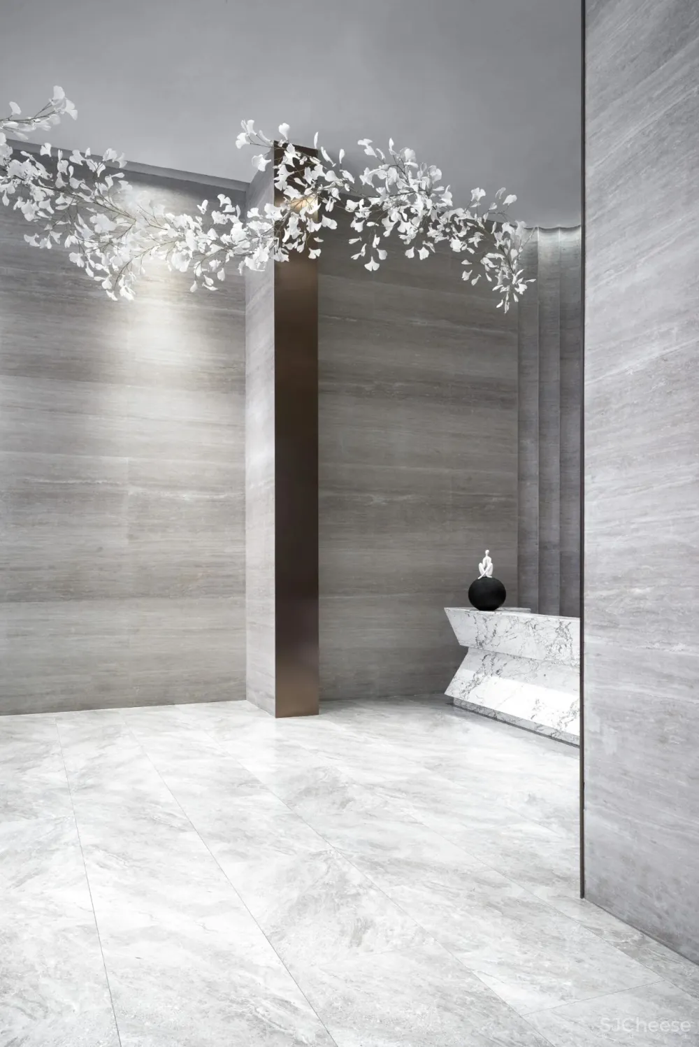 几朵设计 曲线悠游处,光影照花筑