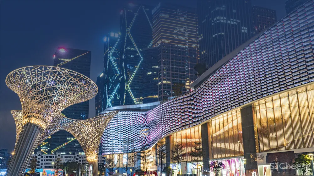 深圳中心·天元 383㎡ 平层公寓样板房,大尺度格局比别墅还大气