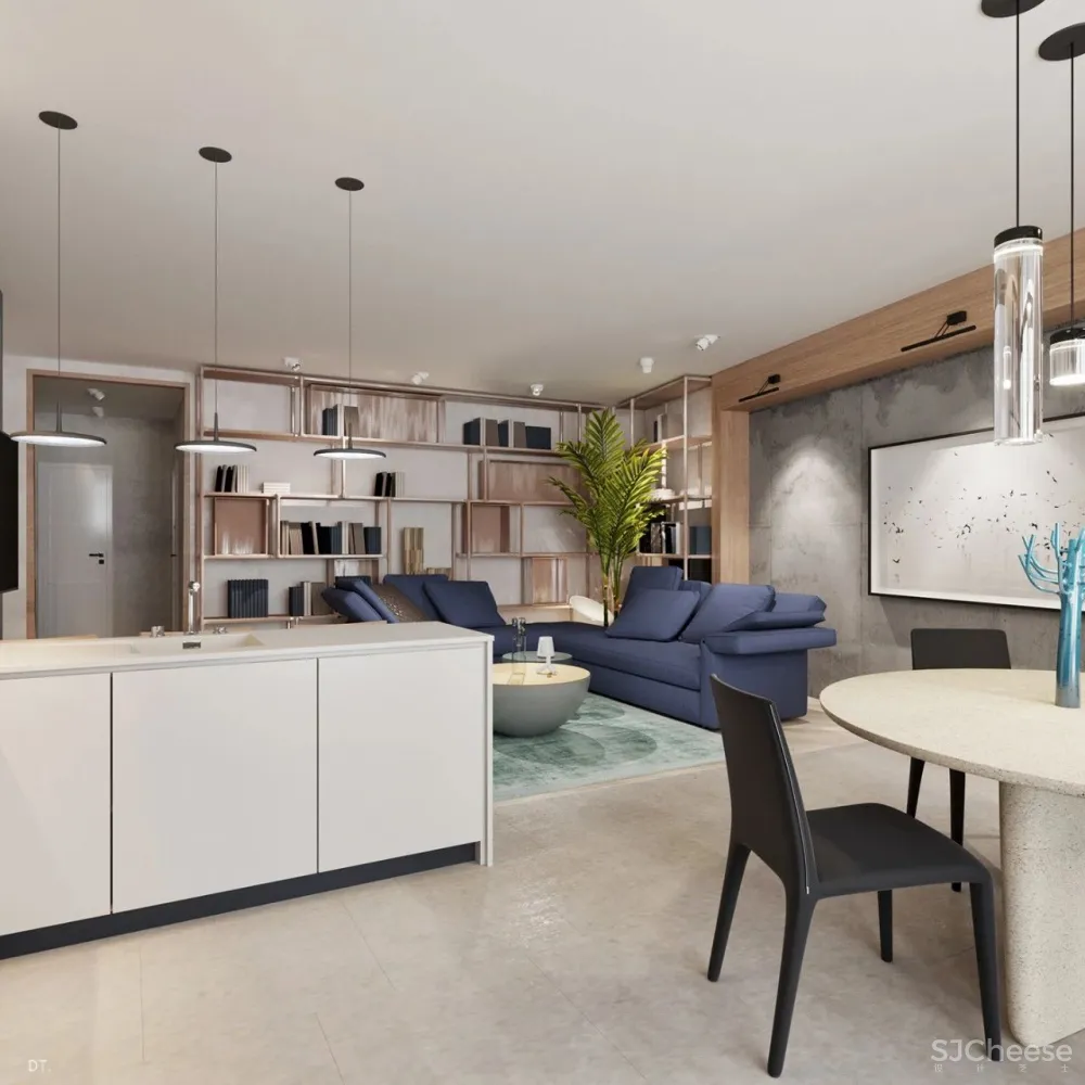 轻奢之美 丨一个空间,两个方案