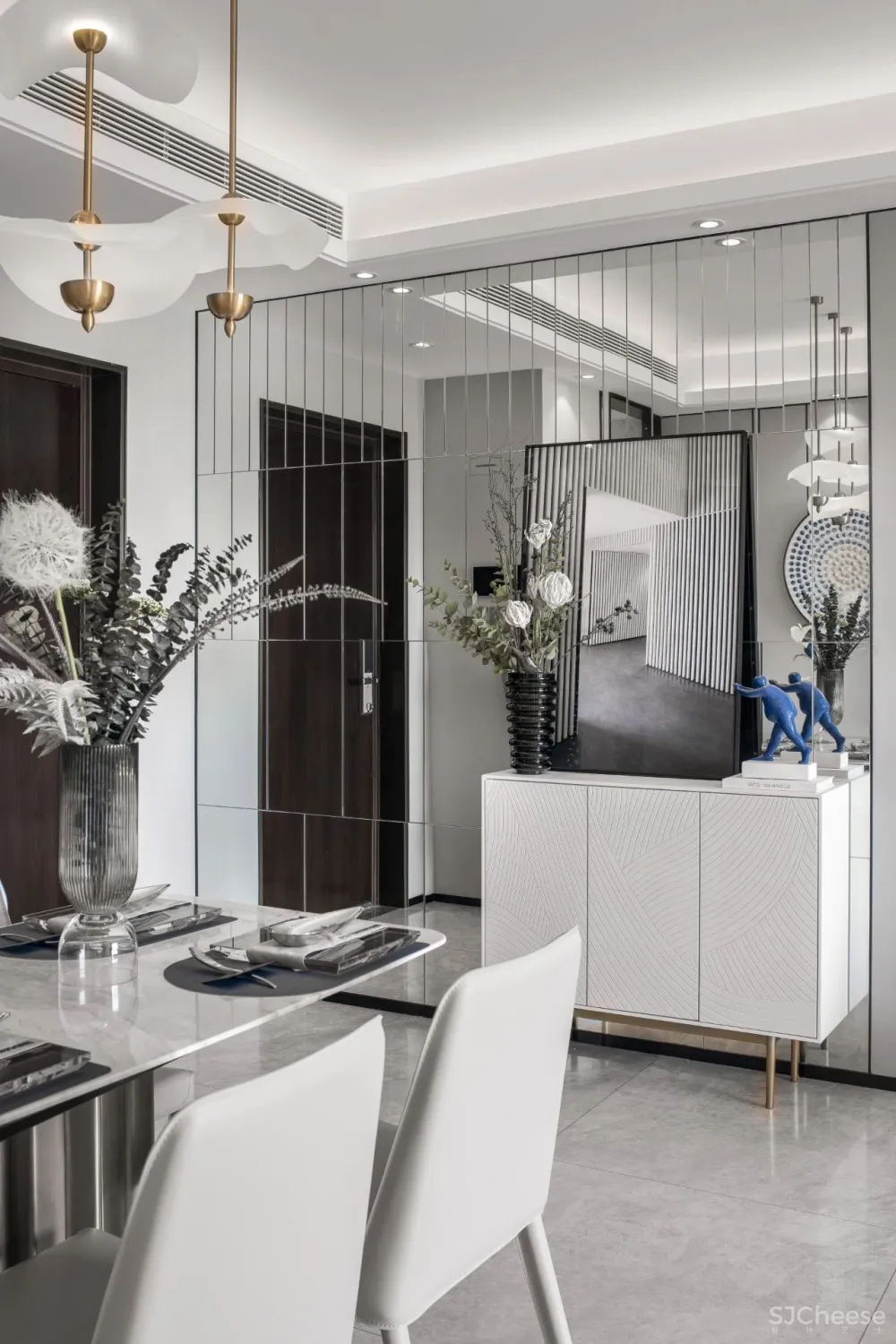 57㎡现代简约,温馨优雅的质感,让小户型也档次自然