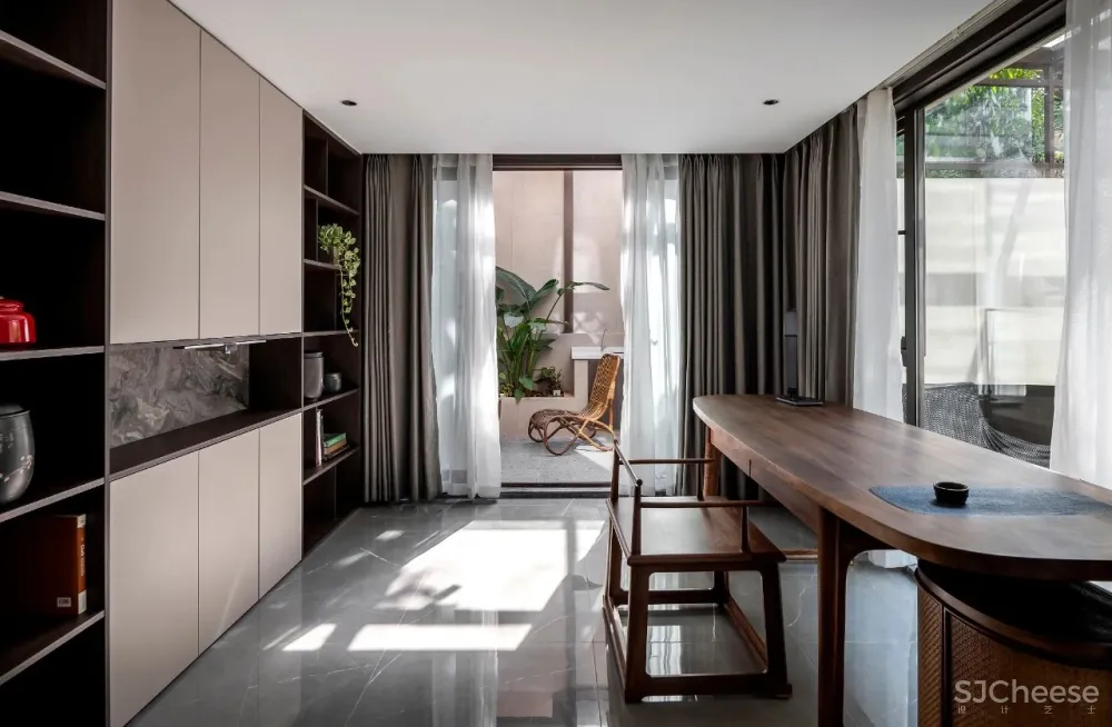 300㎡现代风大宅,下沉式庭院太棒了!