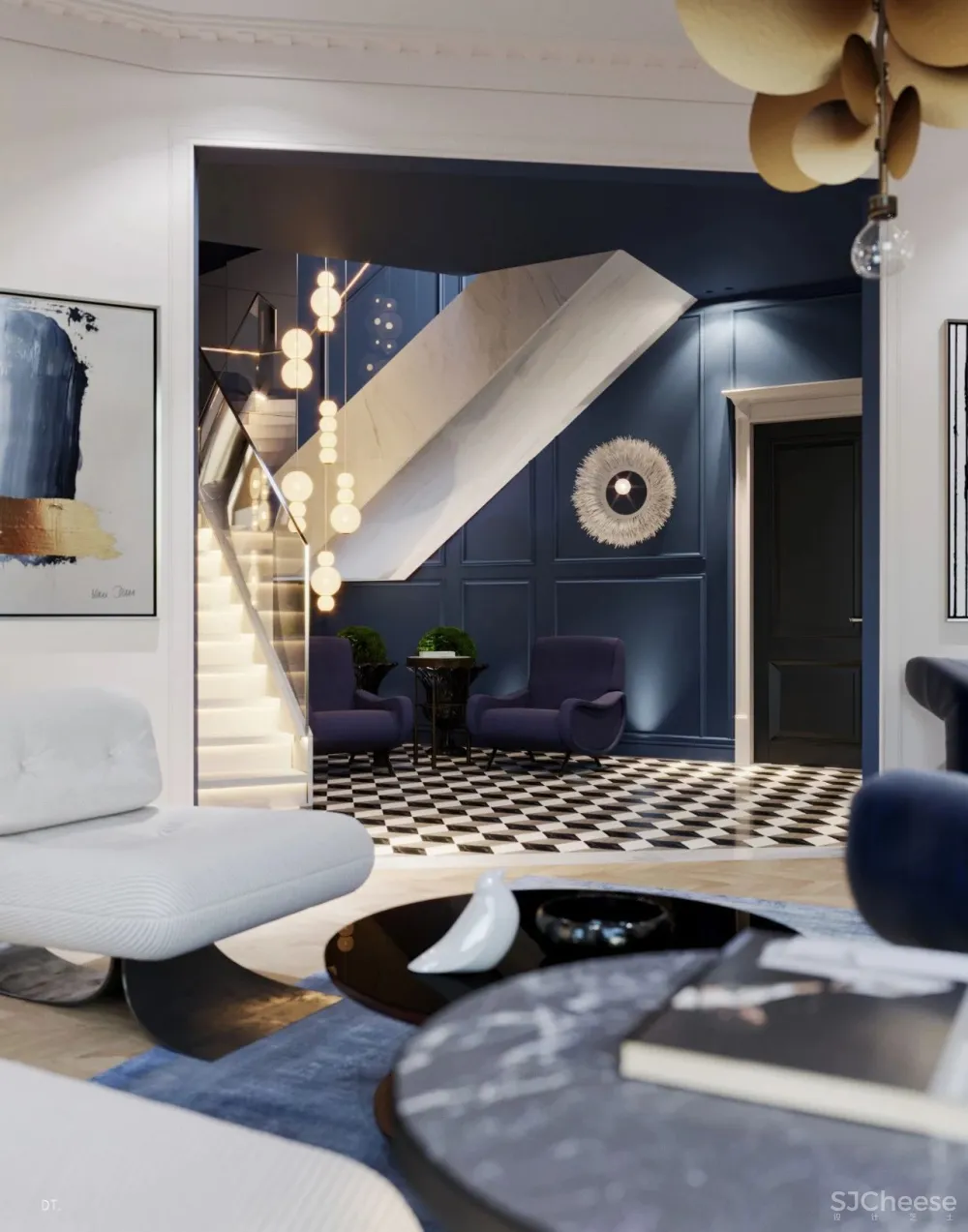 轻奢之美 丨一个空间,两个方案