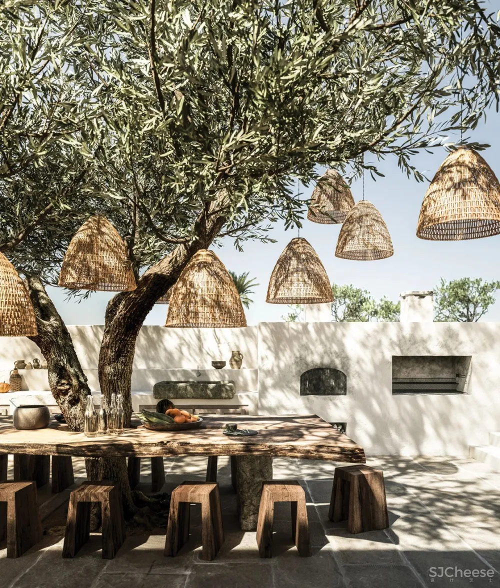 地中海风餐厅,用餐讲究的是环境与心情