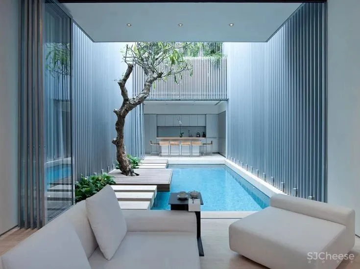 买不起别墅,就买一楼带下沉式庭院的户型!