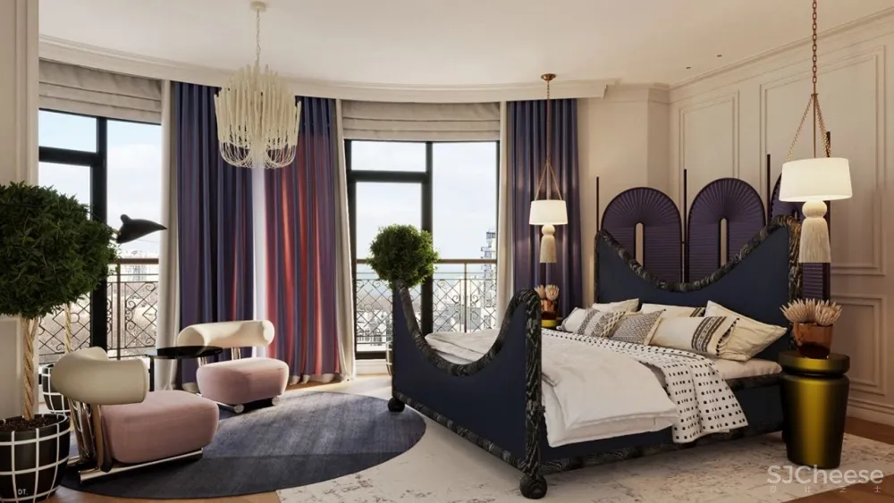 轻奢之美 丨一个空间,两个方案