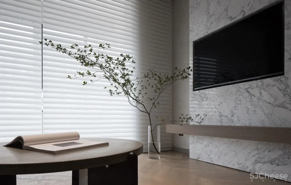 大理石 艺术漆,诠释质朴侘寂美学 观致设计