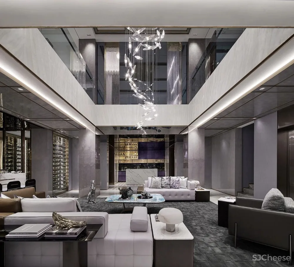 奢华别墅样板间，注入现代生活的美感！