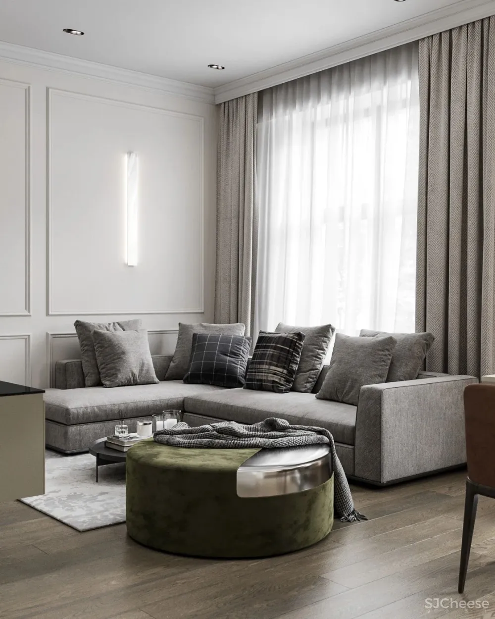 Igor Glushan 83㎡轻奢美居