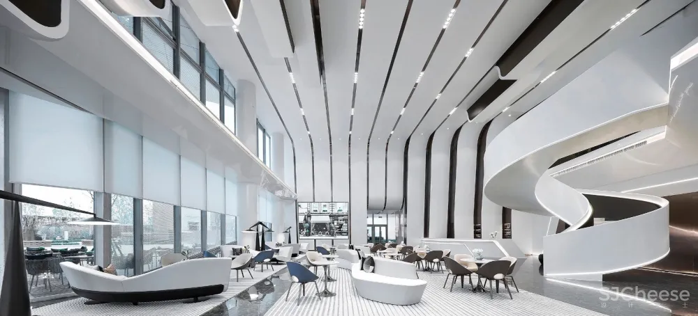 天鼓设计:线条的韵律,极简空间的秩序美学