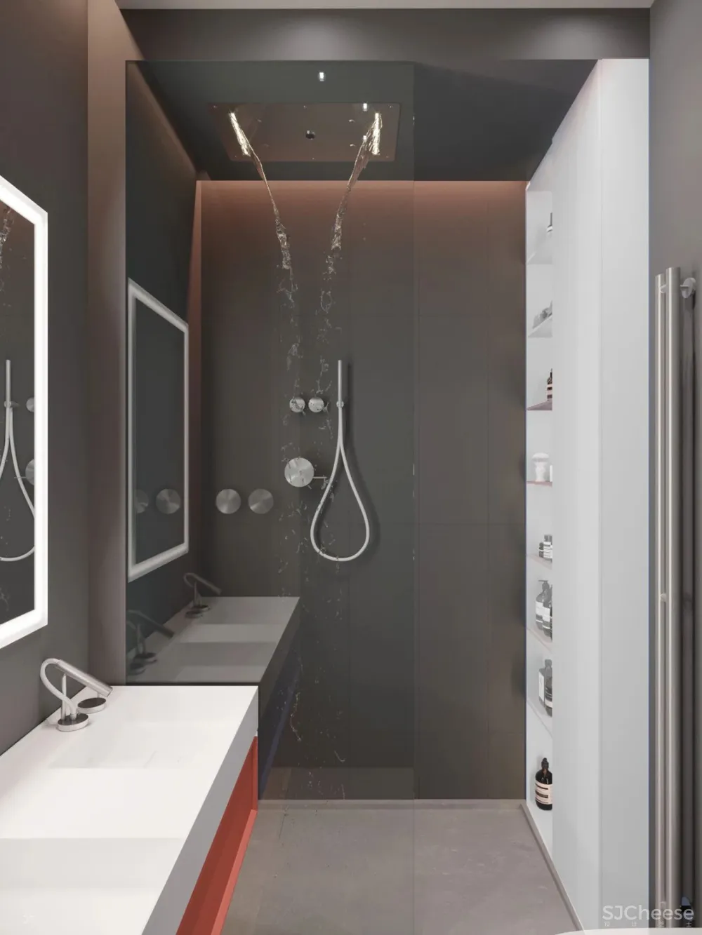 轻奢之美 丨一个空间,两个方案