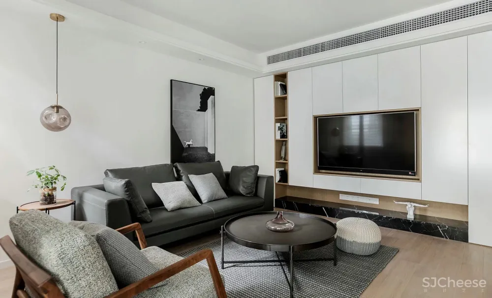 88平二居室设计,现代大气又实用~