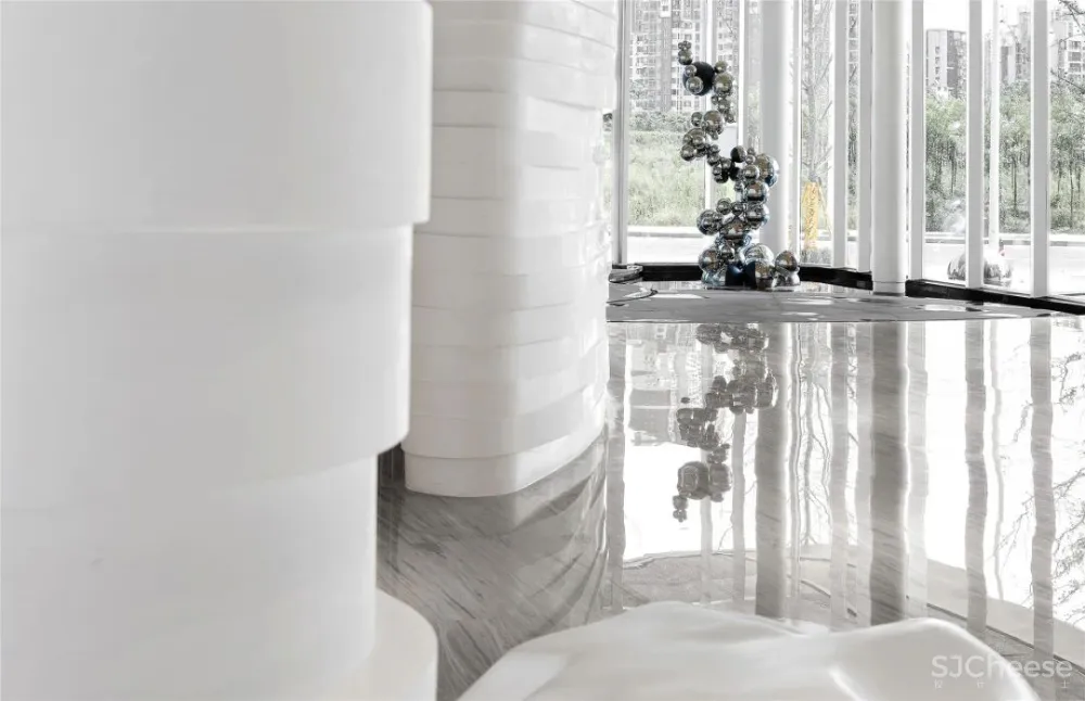 和谐韵律演绎售楼空间刚性之美 |EH DESIGN 易和