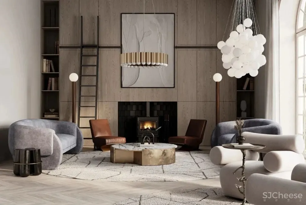 温暖原木色,色彩与纹理和谐交融!