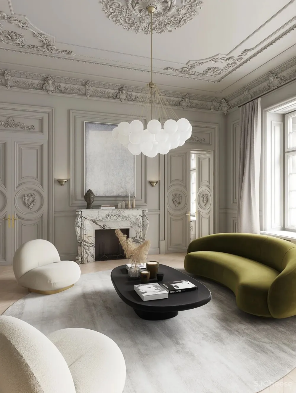 华而不奢当代艺术糅合欧式经典