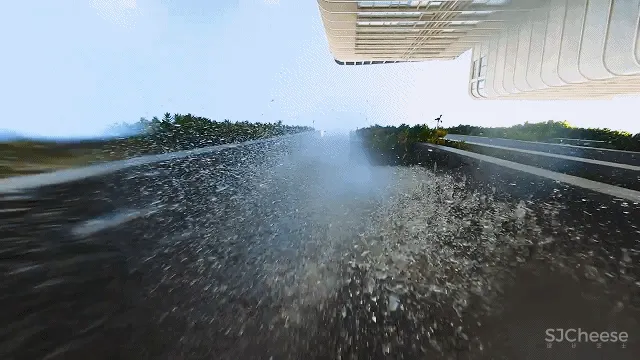 大尺度22米高人工瀑布 顶层无边泳池 生态豪宅新玩法