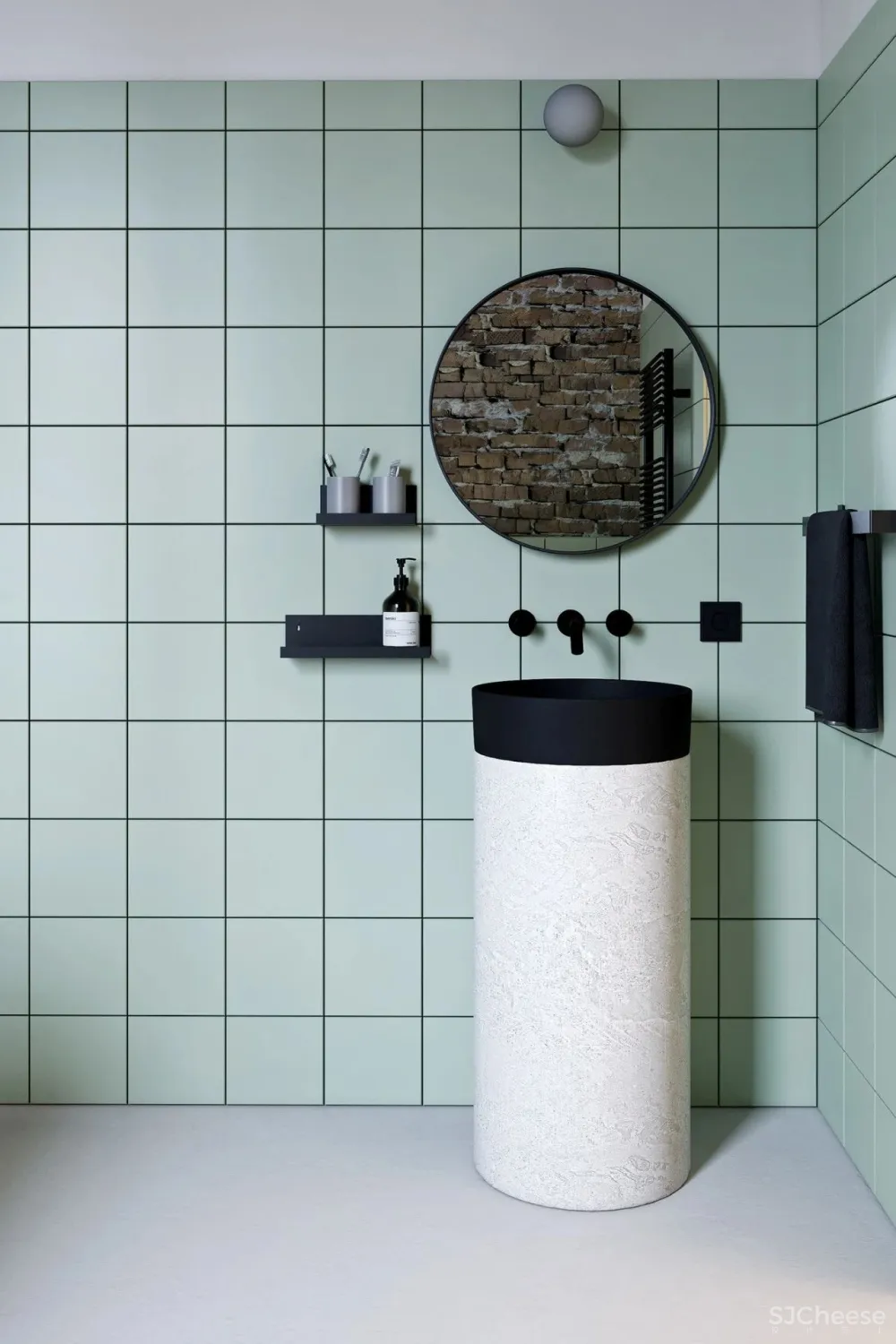 87㎡ 简约公寓,巧用复古元素装出现代感!